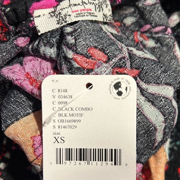 Free People Dress There She Goes Printed Maxi Slip - Picture 10 of 10